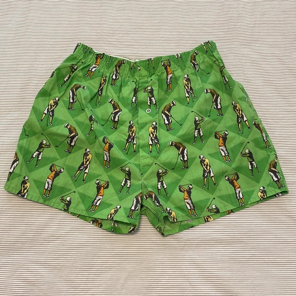 Salamander Boxers golf theme sz L unisex - Picture 1 of 7